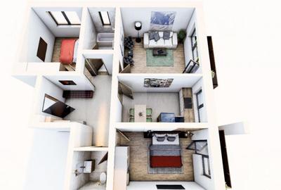 Apartament cu 3 camere decomandat, mobilat în Sânpetru - 3