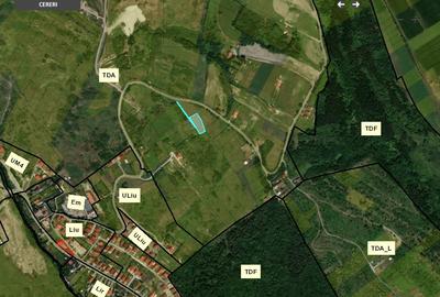 Deasupra orasului!! Teren extravilan 1500mp front 35ml Dealul Fanatelor - 2