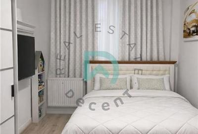 Apartament cu 2 camere decomandat, mobilat în Central