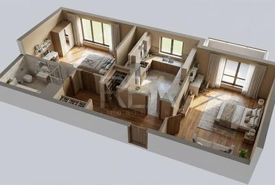 Apartament cu 2 camere decomandat, mobilat în Vitan - 2