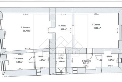 Apartament cu 3 camere în Ultracentral - 13