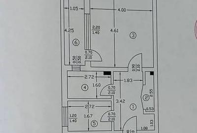 Drumul Taberei Raul Doamnei Metrou bloc Tip OD etaj parter ,decomandata sup 39 mp - 3