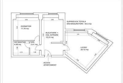 Apartament cu 2 camere decomandat în Unirii - 5