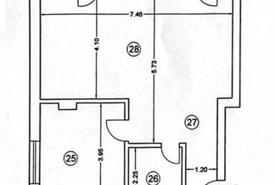Apartament cu 2 camere decomandat, mobilat în Km 4 - 1