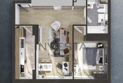 Confort, spa?iu ?i parcare subterana apartament 2 camere, imobil NOU - 3