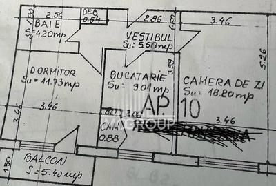 Apartament 2 camere – Str. Muresului, etaj 3/4, zona Iulius - 11