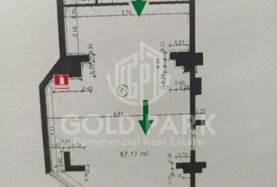 Sp. Comercial-Vitrina la Strada-MARASTI-in Statia de bus - 1