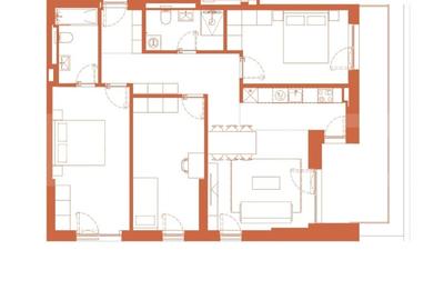 Apartament cu 4 camere semidecomandat în Semicentral