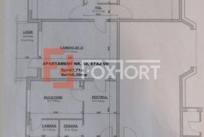 Apartament 3 camere de 68 mp utili + 2 balcoane - Iulius Mall - 14