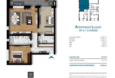 De vanzare apartamente noi cu 3 camere finisate in complexul Unirii Park Luxury - 2