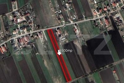 Teren de 5500 mp, în Stupini