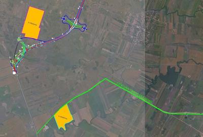 De vanzare teren, cu PUZ, logistica/industrial, coborare A1 - Sanandrei, Timis - 3