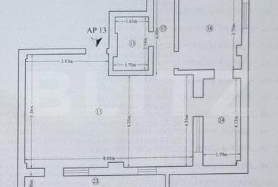 Apartament 3 camere, 2 locuri de parcare, 79 mp, zona Bucium - 15