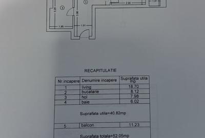 1 camera decomandat- 52 mp - etaj 1 - Valea Lupului -parcare-  85000 euro - 7