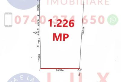 Teren de 1226 mp, în Somova