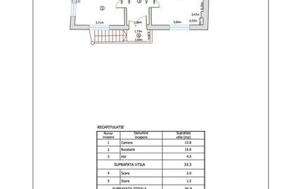 Casă cu 4 camere cu Teren 232 Mp în Grivița