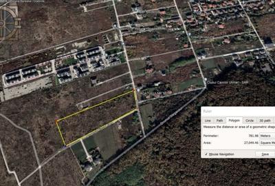 Teren Construcții intravilan de 27580 mp, în Băneasa