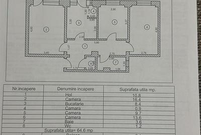 Apartament cu 3 camere decomandat în Gării - 12