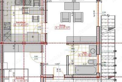 APARTAMENT CU GRADINA & LOC DE PARCARE 54 mp - 2