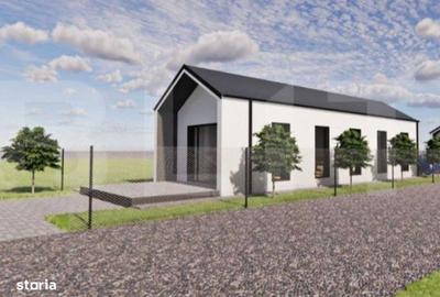 Casă cu 4 camere cu Teren 100 Mp în Tunari