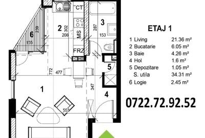 Garsonieră decomandată în Decebal - 6