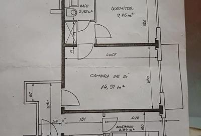 Apartament cu 2 camere decomandat în Tei