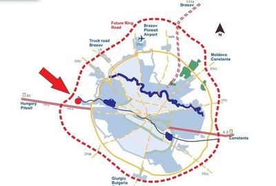 Teren proiectr logistic de vanzare A1 Km 13 Business Park - 8