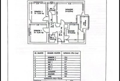 Apartament cu 3 camere în Uiești - 4