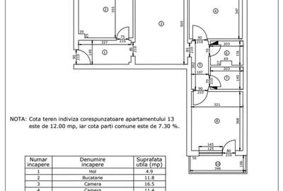 Apartament cu 3 camere, mobilat în Podu Roș - 11