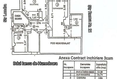 Apartament cu 2 camere semidecomandat în Dorobanți - 16
