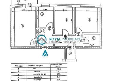 Apartament cu 3 camere decomandat în B-dul București - 10