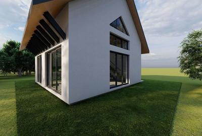 Teren de vis cu vedere spre munte – fundație și autorizație gata! - 6