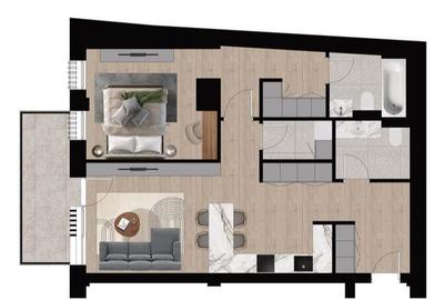 RECO apartament cu 2 camere in zona Decebal - 2