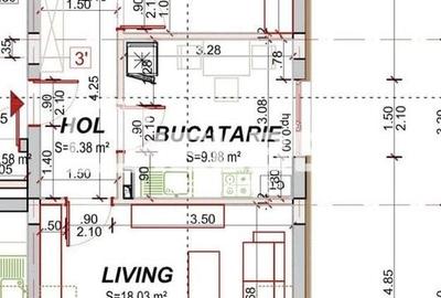 Apartament cu 2 camere semidecomandat în Sânpetru - 3