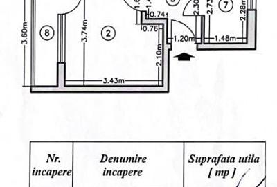 Apartament cu 2 camere, mobilat în Cantemir - 10