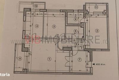 Apartament cu 3 camere decomandat în Herăstrău - 2