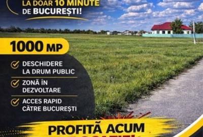 Teren de 1000 mp, în Fundeni - 4