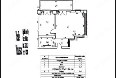 Apartament cu 2 camere semidecomandat, mobilat în Tomis Plus - 9