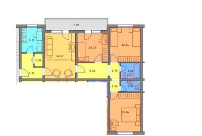 Vanzare  Apartament 4 camere 5min Gorjului Militari - 11