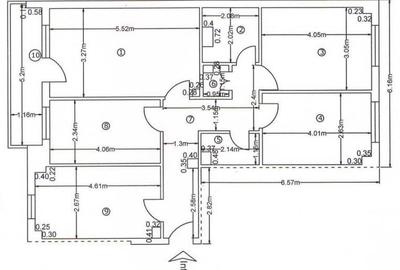 Apartament cu 4 camere în Central