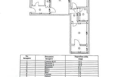Apartament cu 3 camere decomandat, mobilat în Central - 20