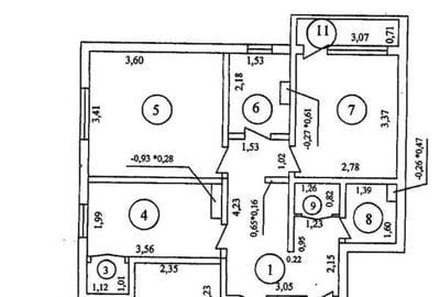Apartament cu 3 camere decomandat în Central - 2