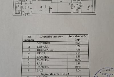 Apartament cu 3 camere semidecomandat în 13 Septembrie - 3