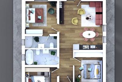 Casă cu 4 camere cu Teren 350 Mp în Miroslava - 2