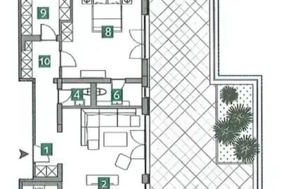 Apartament cu 3 camere decomandat în Sisești - 19