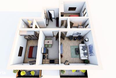 Apartament cu 3 camere în Central - 15