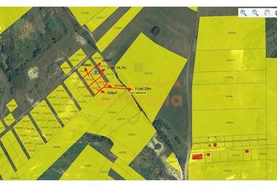 Teren Construcții extravilan de 500 mp, în Iris