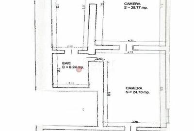 Apartament cu 3 camere în Centrul Istoric