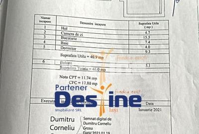 Apartament cu 2 camere decomandat în Roman - 11