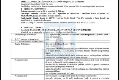 Teren intravilan, cu PUZ, de 518 mp - zona Sanpetru/Primăverii - 2